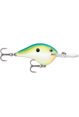 Rapala Rapala DT10CTSD Dives-To 10, Floating-Diving, 2-1/4", 3/5oz, 10ft, #4 Trebles, Citrus Shad
