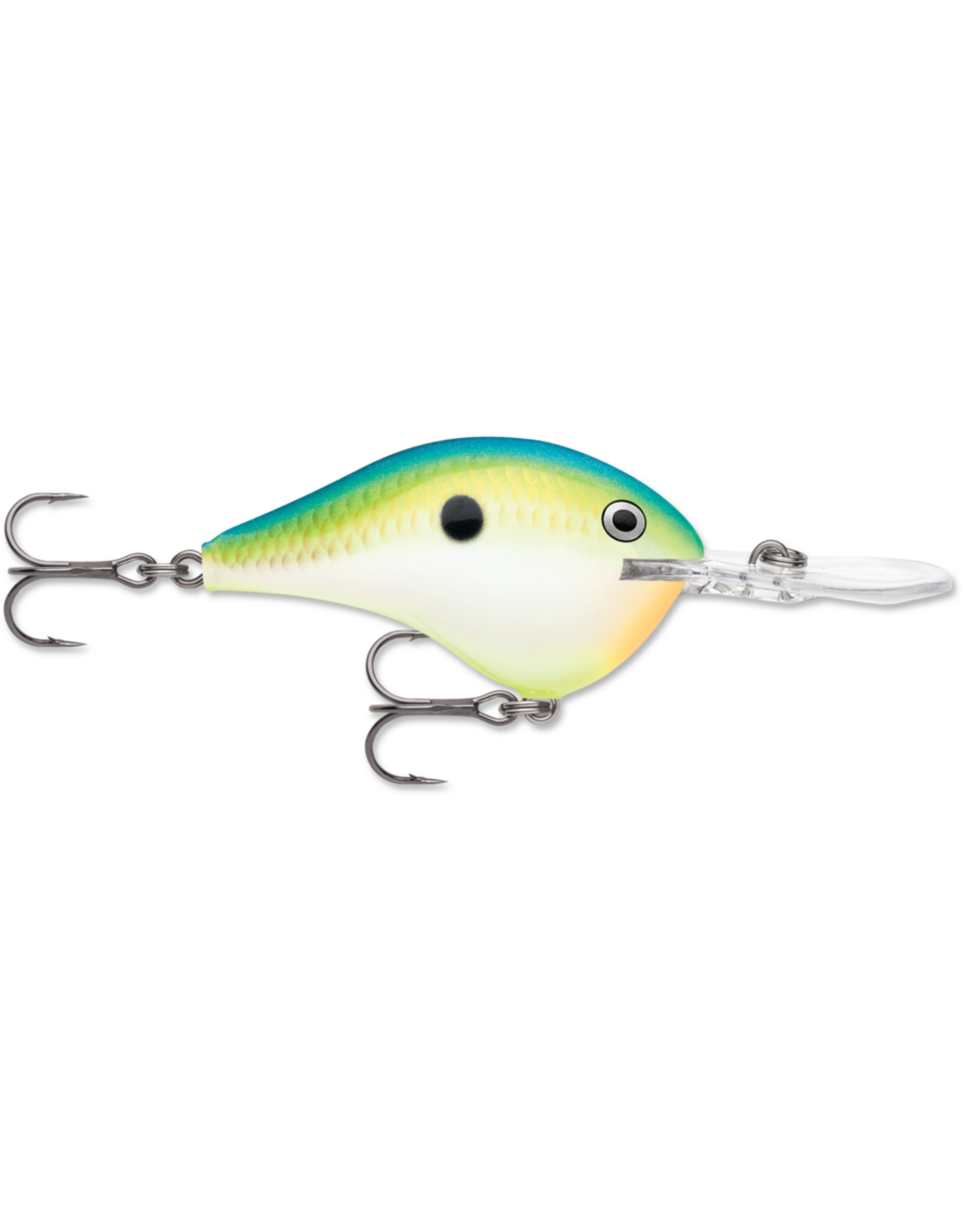 Rapala Rapala DT10CTSD Dives-To 10, Floating-Diving, 2-1/4", 3/5oz, 10ft, #4 Trebles, Citrus Shad
