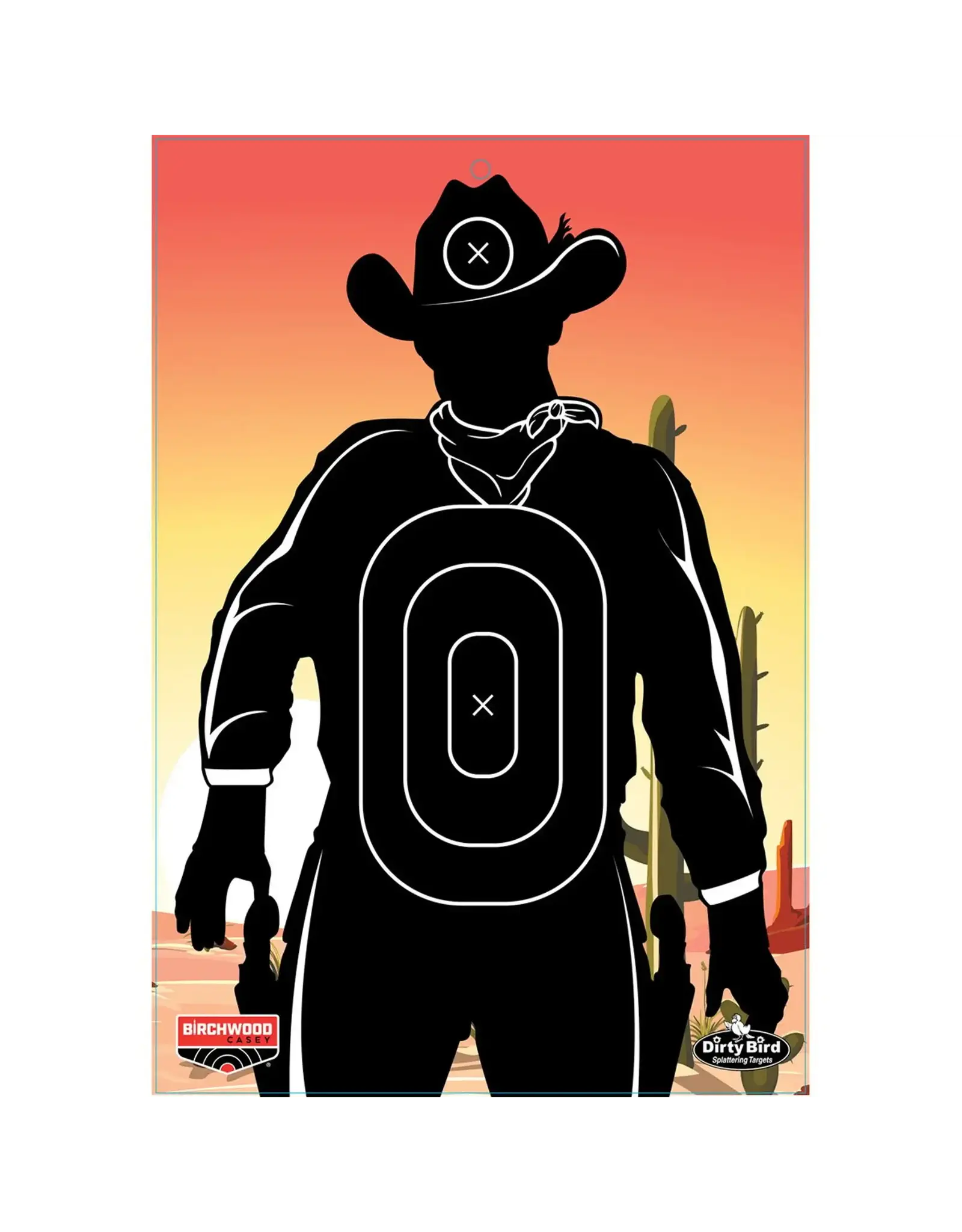 Birchwood Casey BIRCHWOOD CASEY - Dirty Bird Gunslinger Skyline 12 x 18" Target 6 Pack