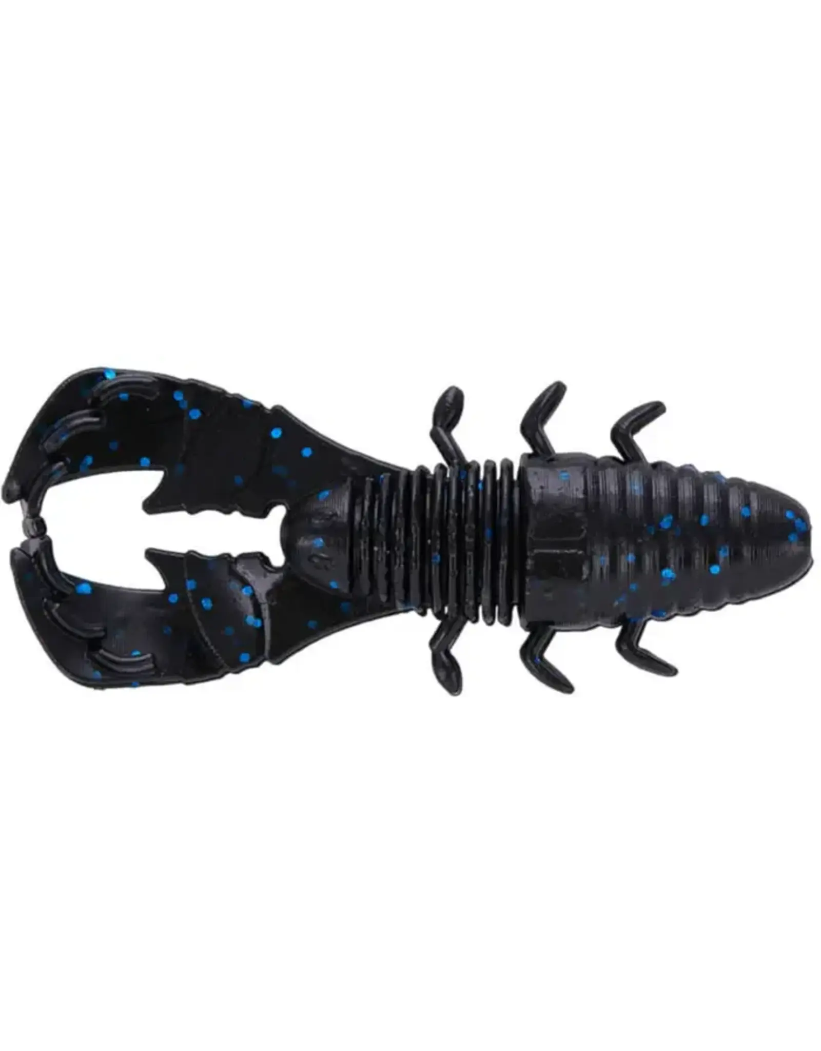 Yamamoto Baits Yamamoto Yama Bug - 3.75 Inch Black w/Large Blue Flake