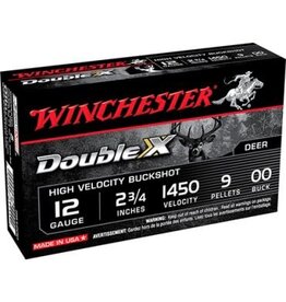 Winchester Winchester SB1200 Double X Shotgun Ammo 12 GA, 2-3/4 in, 00 Buck, 9 pellets 1450fps