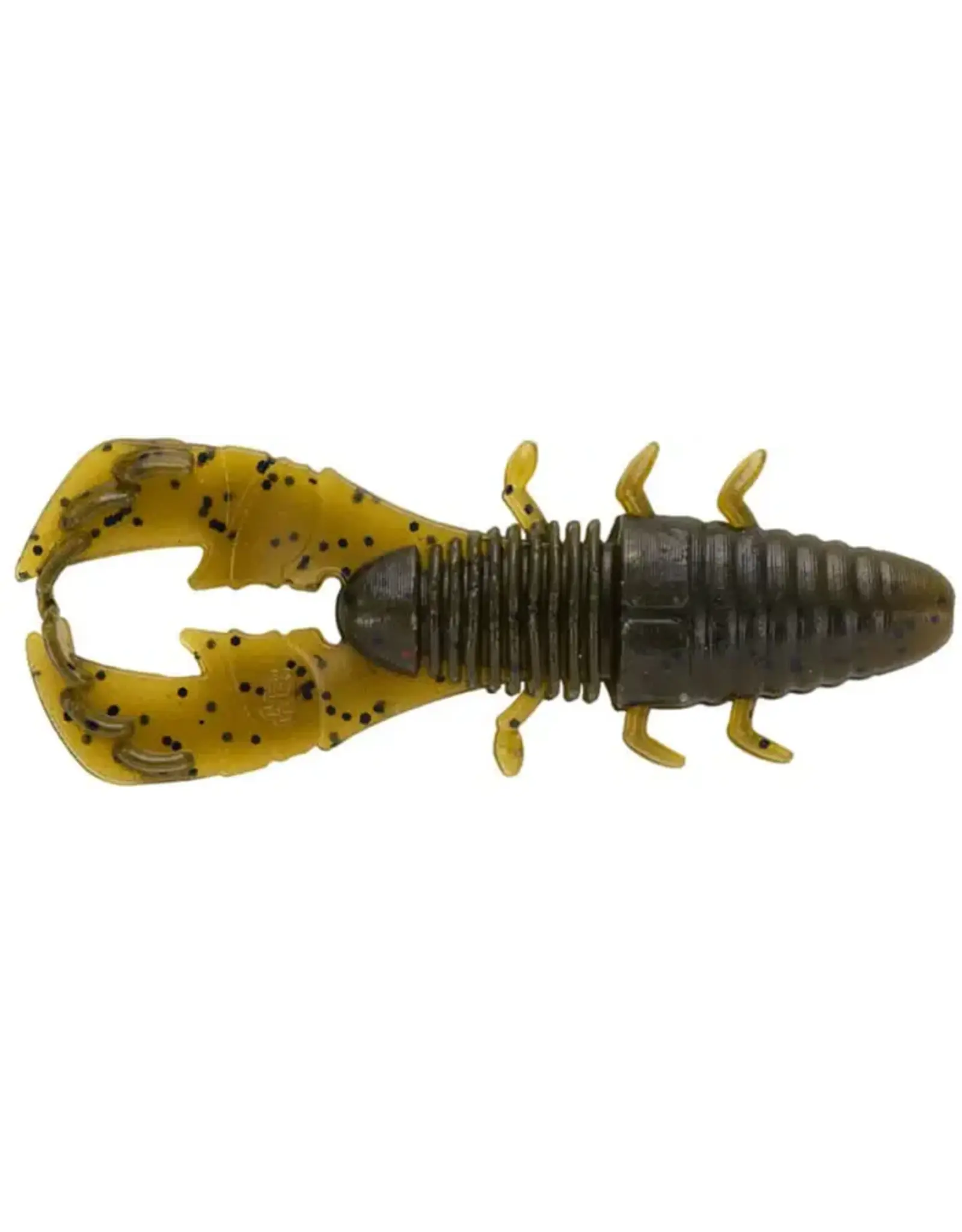 Yamamoto Baits Yamamoto Yama Bug - 3.75 Inch Green Pumpkin/Black Flake