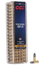 CCI CCI 0056 Subsonic HP Rimfire Ammo 22 LR LHP
