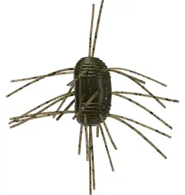 Yamamoto Baits Yamamoto Fuzzy Nut- Green Pumpkin/Black Flake