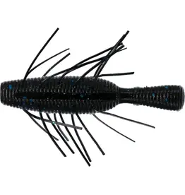 Yamamoto Baits Yamamoto Fuzzy Nuki - 2.5 Inch Black w/Large Black Flake