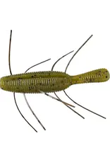 Yamamoto Baits Yamamoto Fuzzy Nuki - 2.5 Inch Green Pumpkin/Black Flake