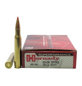 Hornady Hornady 81183 Superformance Rifle Ammo 30-06 SPR, SST, 180 Grains, 2820 fps, 20, Boxed
