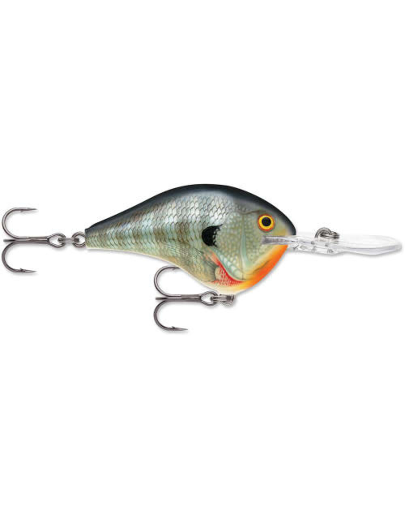 Rapala Rapala DT08BG DT 08, Balsa, 2", 3/8 oz, Running Depth 8', VMC #5 Trebles, Bluegill