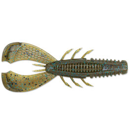 Rapala Rapala CCCLC35GPBL CrushCity Cleanup Craw, 3.5", Salt/Scent Infused, 7 Per Package, Green Pumpkin Blue