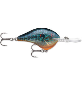 Rapala Rapala DT08PSL DT 08, Balsa, 2", 3/8 oz, Running Depth 8', VMC #5 Trebles, Live Pumpkinseed