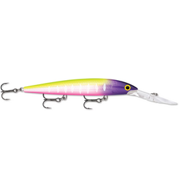 Rapala Rapala DHJ12MFT Deep Husky Jerk 12, Suspending-Deep Diving, 4-3/4", 1/2oz, 8-19ft, #5 Trebles, Moldy Fruit