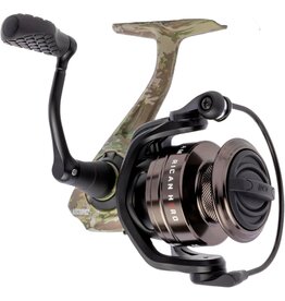 Lew's Lew's American Hero Camo Spinning Reel 5+1 Bearings 6.2:1 Gear Ratio Clamshell, Camo/Black