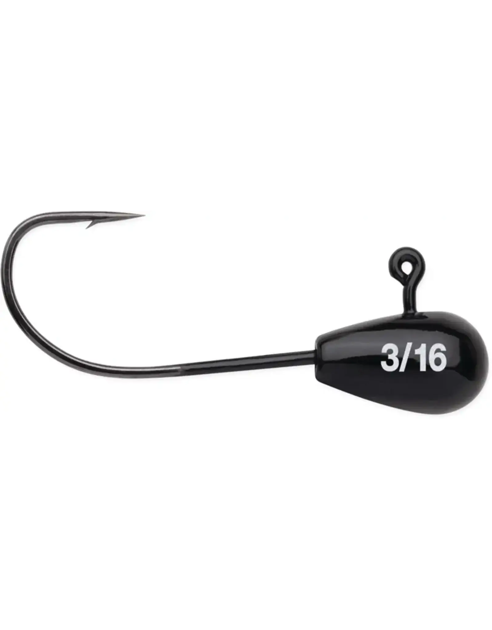 VMC VMC FTJ316-BK Finesse Tube Jig, 3/16 oz, #2/0 Hook, Black, 4pk