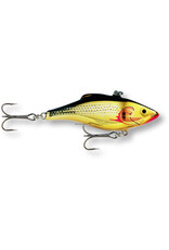 Rapala Rapala RNR07SG Rattlin' Rapala Lipless Crankbait, 2 3/4", 1/2 oz, Silver Gold, Sinking