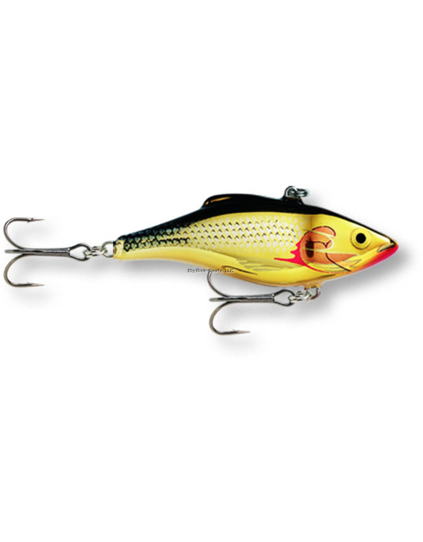 Rapala Rapala RNR07SG Rattlin' Rapala Lipless Crankbait, 2 3/4", 1/2 oz, Silver Gold, Sinking