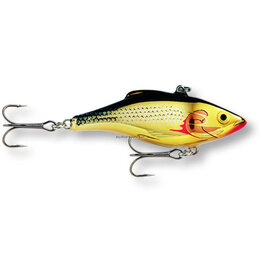 Rapala Rapala RNR07SG Rattlin' Rapala Lipless Crankbait, 2 3/4", 1/2 oz, Silver Gold, Sinking