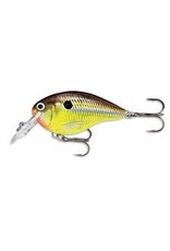 Rapala Rapala DT04HM Dives-To 04 Crankbait, 2", 5/16 oz, Hot Mustard, Floating
