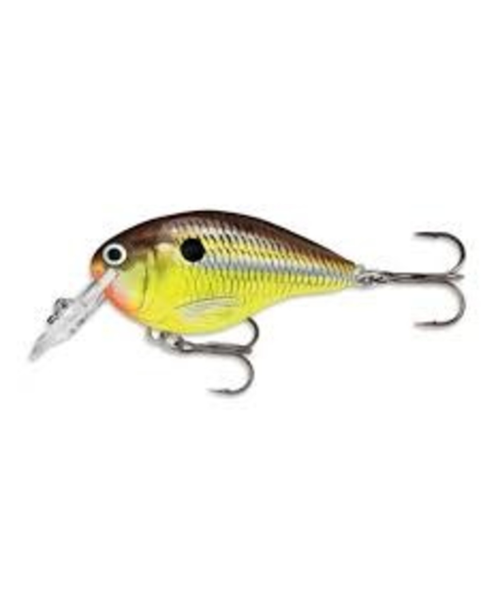 Rapala Rapala DT04HM Dives-To 04 Crankbait, 2", 5/16 oz, Hot Mustard, Floating