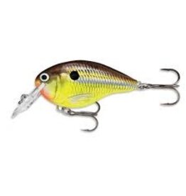Rapala Rapala DT04HM Dives-To 04 Crankbait, 2", 5/16 oz, Hot Mustard, Floating