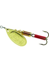 Mepps Mepps B3 G Aglia In-Line Spinner, 1/4 oz, Plain Treble Hook, Gold Blade