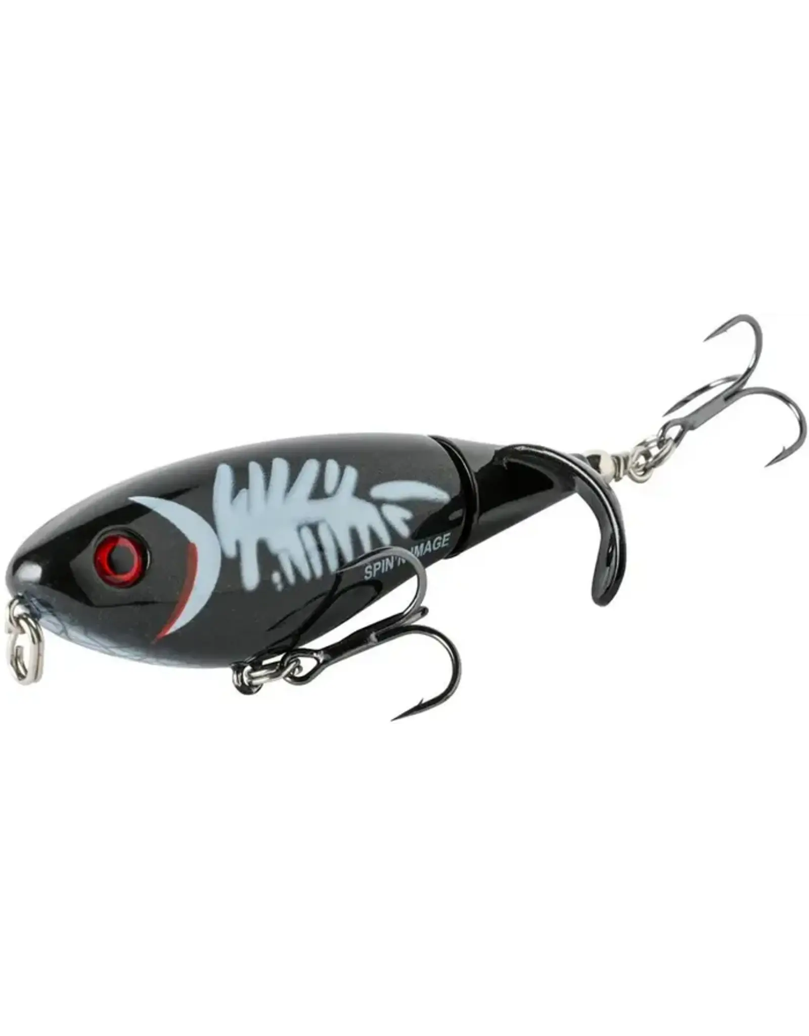 Heddon Heddon X9370302 Spin'n Image - 3 1/2 IN - 1/2 OZ - Black White Herring