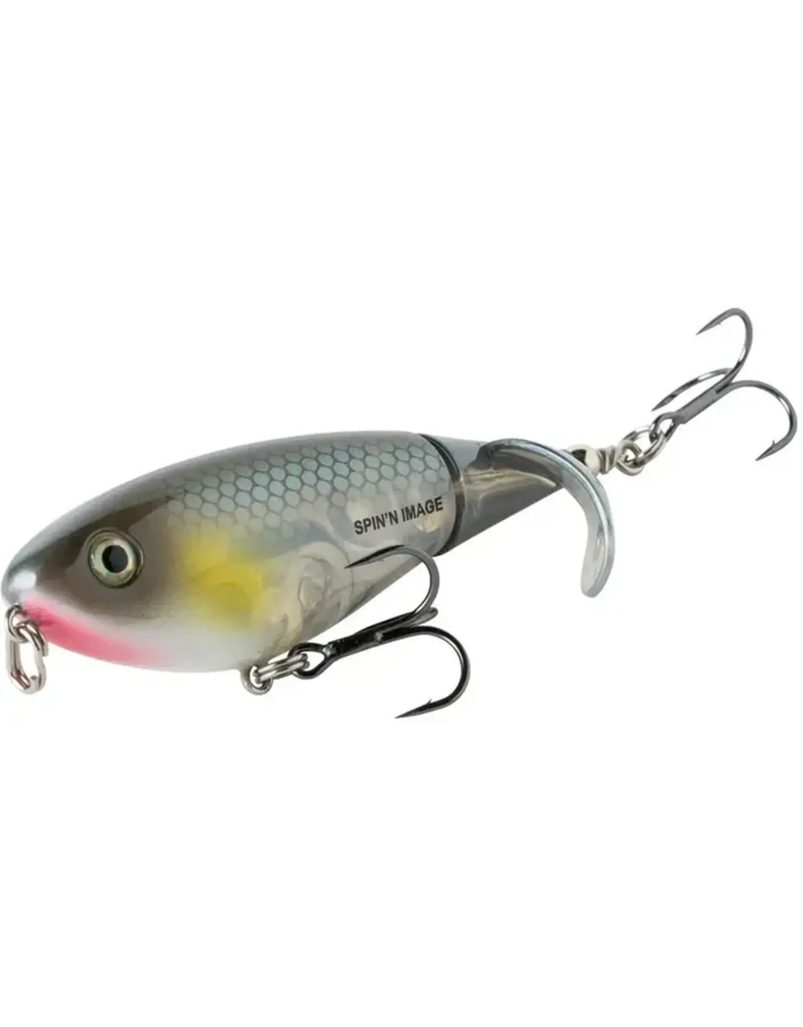 Heddon Heddon Spin'n Image Topwater Prop Bait - 3.5 Inch - Blue Shad