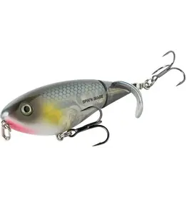Heddon Heddon Spin'n Image Topwater Prop Bait - 3.5 Inch - Blue Shad