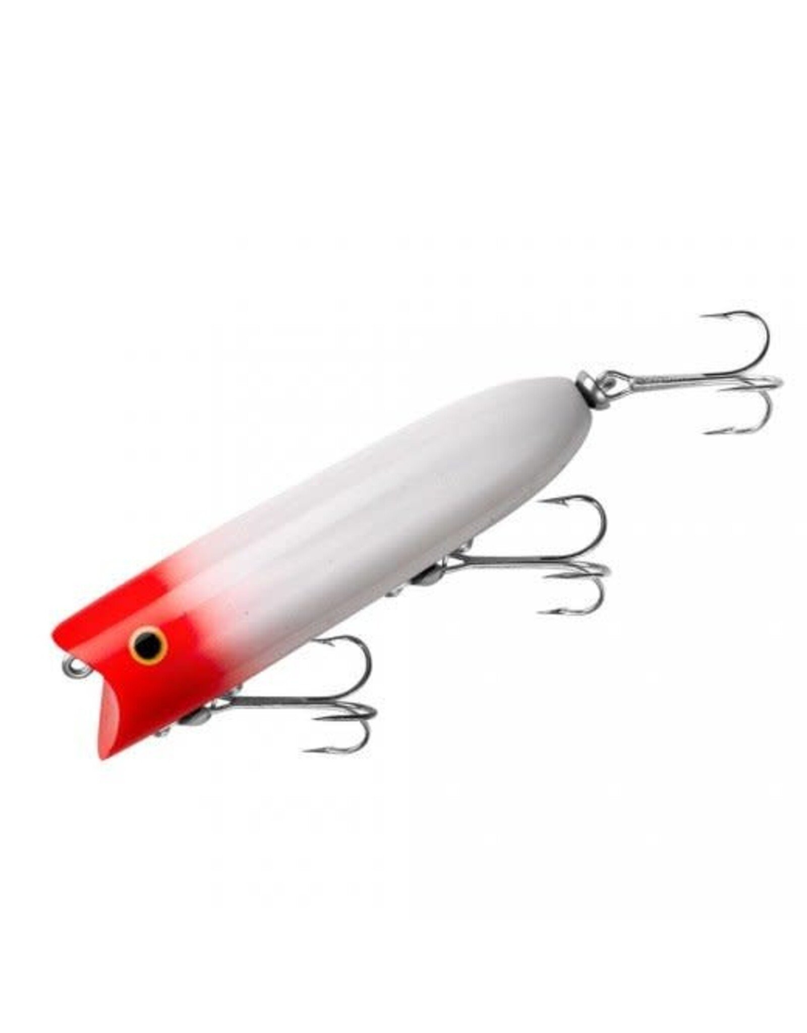 Heddon Heddon X2500RH Lucky 13 Popper, 3 3/4", 5/8 oz, Red Head, Floating