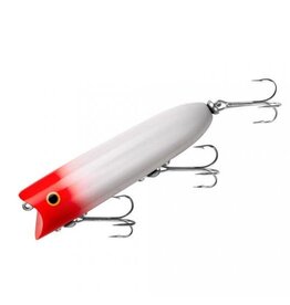 Heddon Heddon X2500RH Lucky 13 Popper, 3 3/4", 5/8 oz, Red Head, Floating