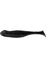 Great Lakes Finesse Great Lakes Finesse DropKick Shad - 2.75 Inches - Matte Black