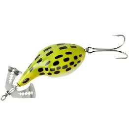 Arbogast Arbogast G935-06 Buzz Plug Jr. Topwater Buzz Bait, 2 3/8", 5/8 oz, Frog/White Belly, Floating