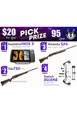 DRAW #1870 - Pick Your Prize - Humminbird, Tikka, Winchester OR Bowtech!