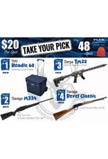 DRAW #1871 - Take Your Pick - Yeti, Savage M334, Derya OR Savage Revel!