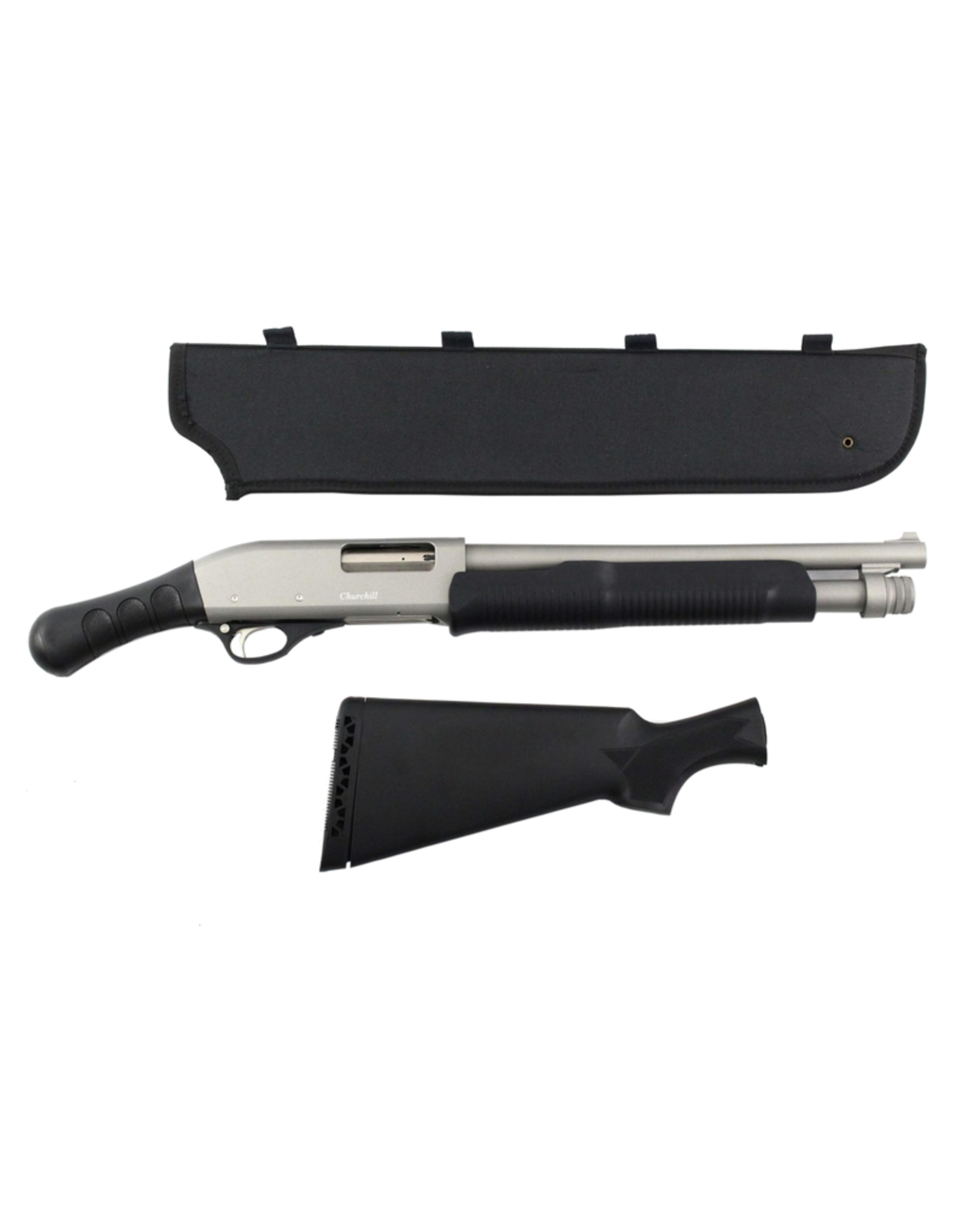 Churchill Churchill 612 Torso 12GA Stainless Includes 2 stocks & scabbard