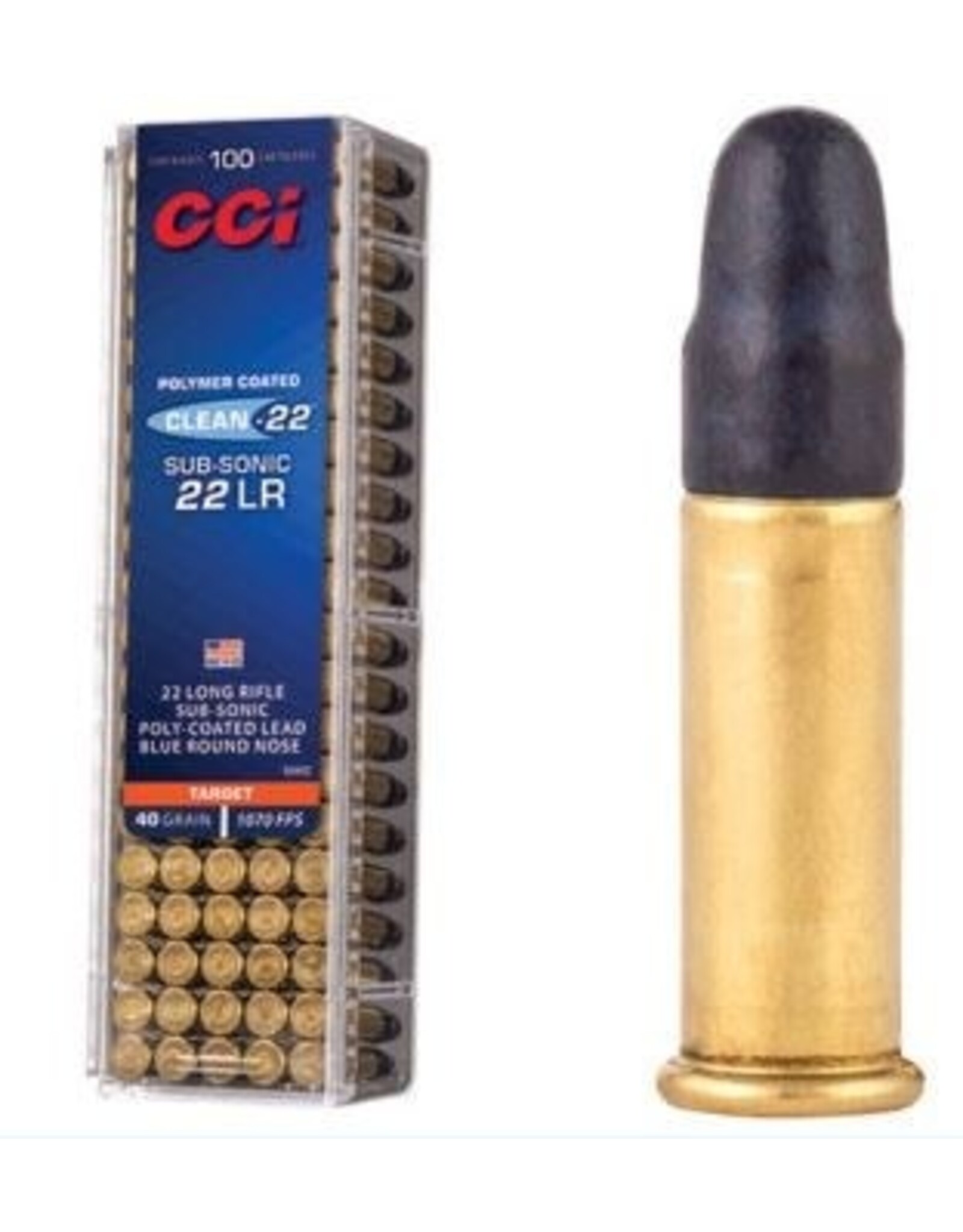 CCI CCI Clean 22LR SubSonic 40Gr 934CC