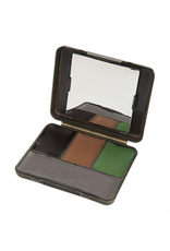 Allen Vanish Camo Face Paint Compact with Mirror, 4-Colors, Black, Brown, Gray, & Olive