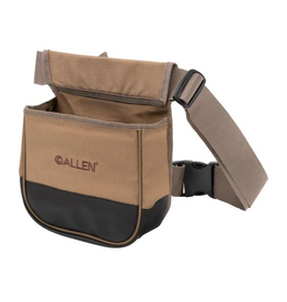 Allen Allen Company Shotgun Shell Pouch with Belt - Clay, Trap, and Skeet Shooting Accessories - Hunting and Gun Range Gear - Soft Canvas Design