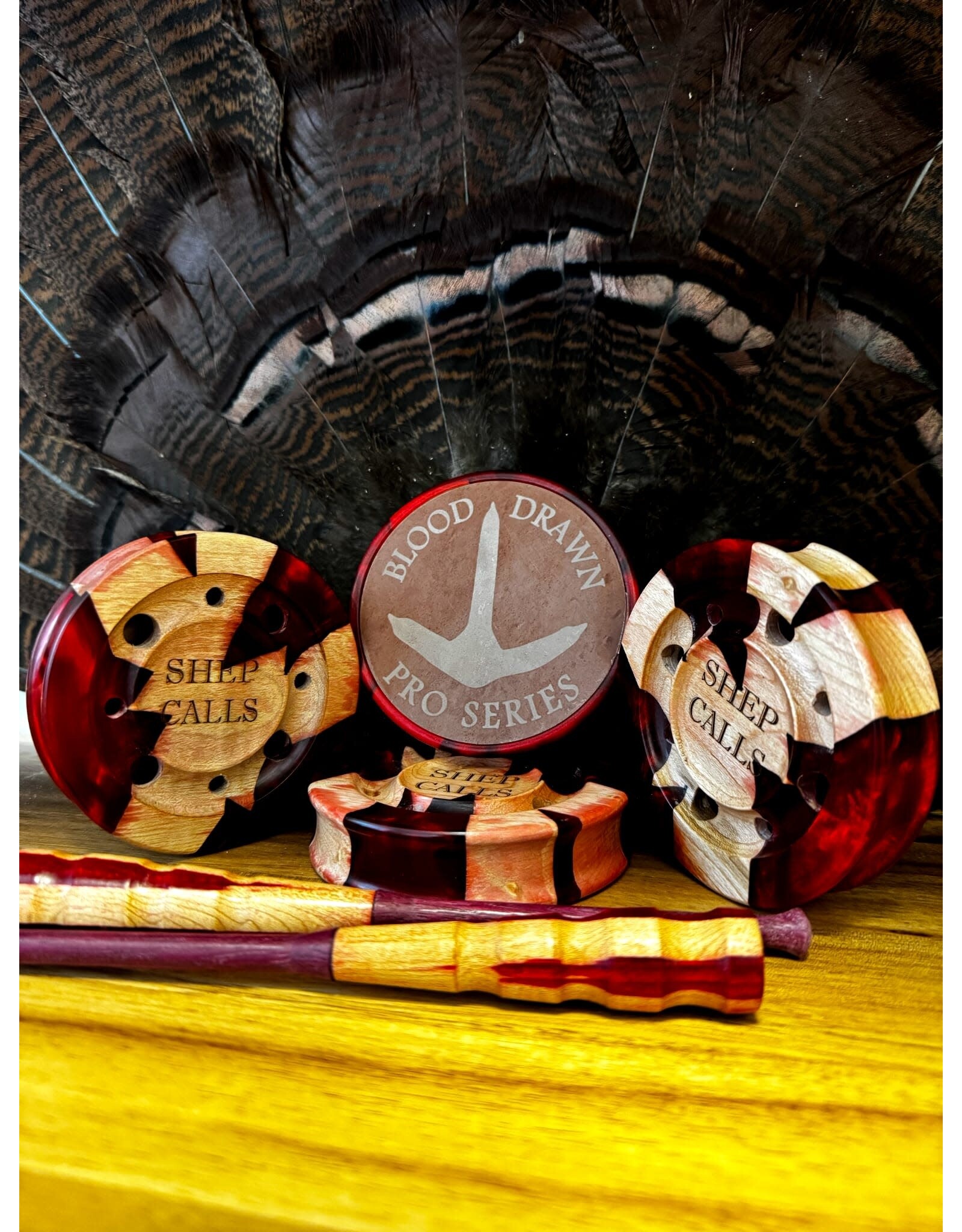 Shep Calls Shep Custom Blood Drawn Pro Series Turkey Pot Call