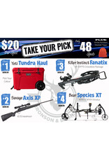 DRAW #1872 - Take Your Pick - Yeti, Savage, Killer Instinct OR Bear!