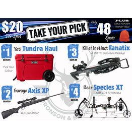 DRAW #1872 - Take Your Pick - Yeti, Savage, Killer Instinct OR Bear!