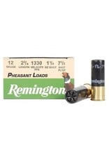 Remington Remington 20050 Pheasant Loads Shotshell 12 GA, 2-3/4 in, No. 7.5, 1-1/4oz, 3-3/4 Dr, 1330 fps, 25 Rnd per Box