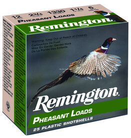 Remington Remington 20024 Pheasant Loads Shotshell 12 GA, 2-3/4 in, No. 5, 1-1/4oz, 3-3/4 Dr, 1330 fps, 25 Rnd per Box