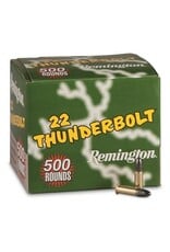 Remington Remington 21241 Thunderbolt Rifle Ammo 22 LR, RN, 40 Grains, 1255 fps, 500 Rounds