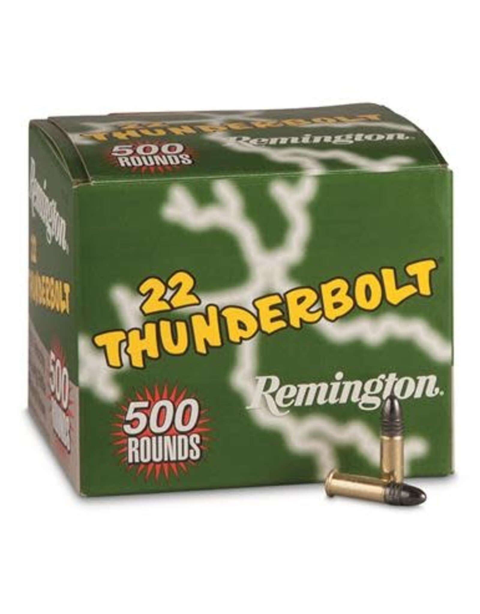 Remington Remington 21241 Thunderbolt Rifle Ammo 22 LR, RN, 40 Grains, 1255 fps, 500 Rounds