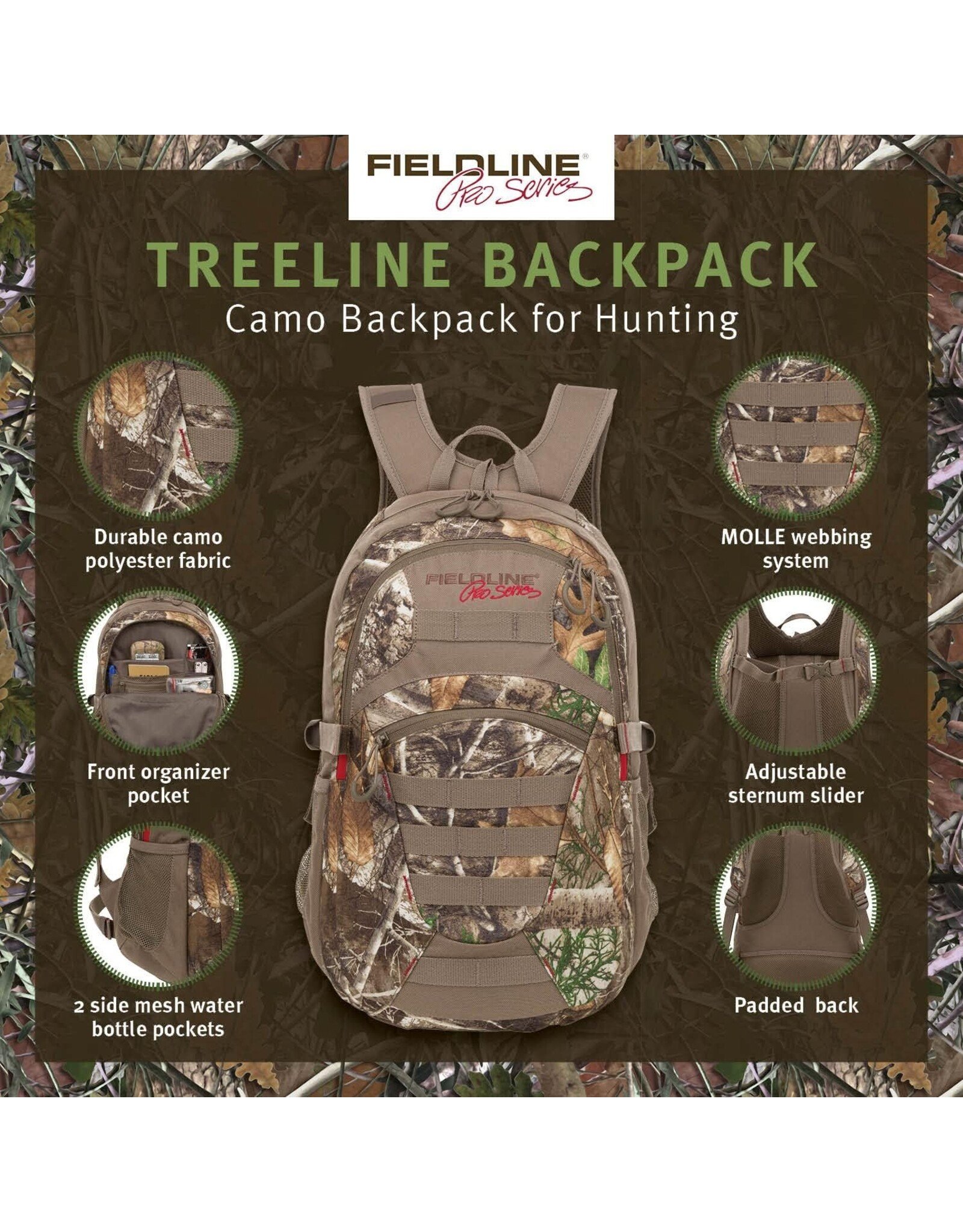 FieldLine Fieldline Pro Series Treeline DayPack - RealTree Edge