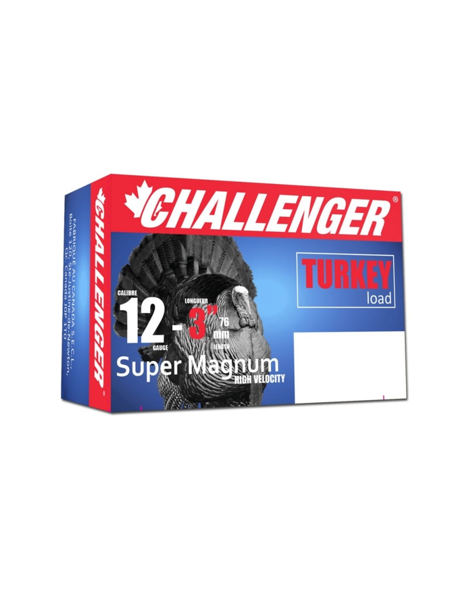 Challenger Challenger Turkey Super Magnum 12 GA 3" 2 OZ.#5 TURKEY LOAD 10 PER/BOX
