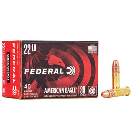 Federal Federal American Eagle 22LR 38GR High Velocity Copper Plated HP 1260fps AE22