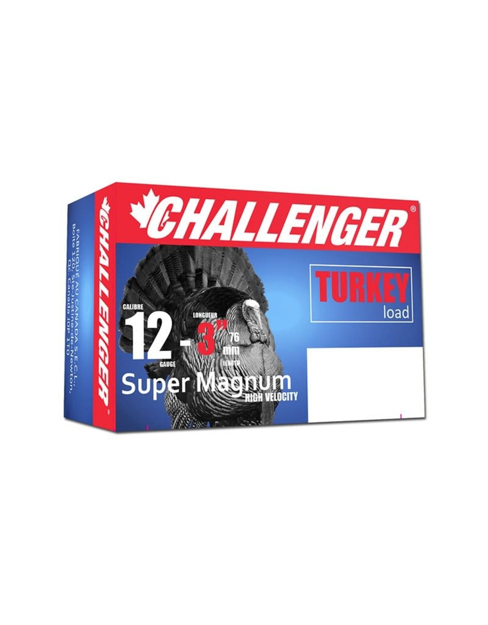 Challenger Challenger Ammo 30044 Turkey Shotshell 12 GA, 3", 2 oz, #4, 10 Rnd