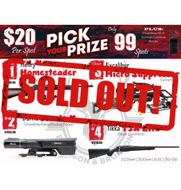 DRAW #1867 - Pick Your Prize - Henry, Burris, Excalibur OR Tikka!