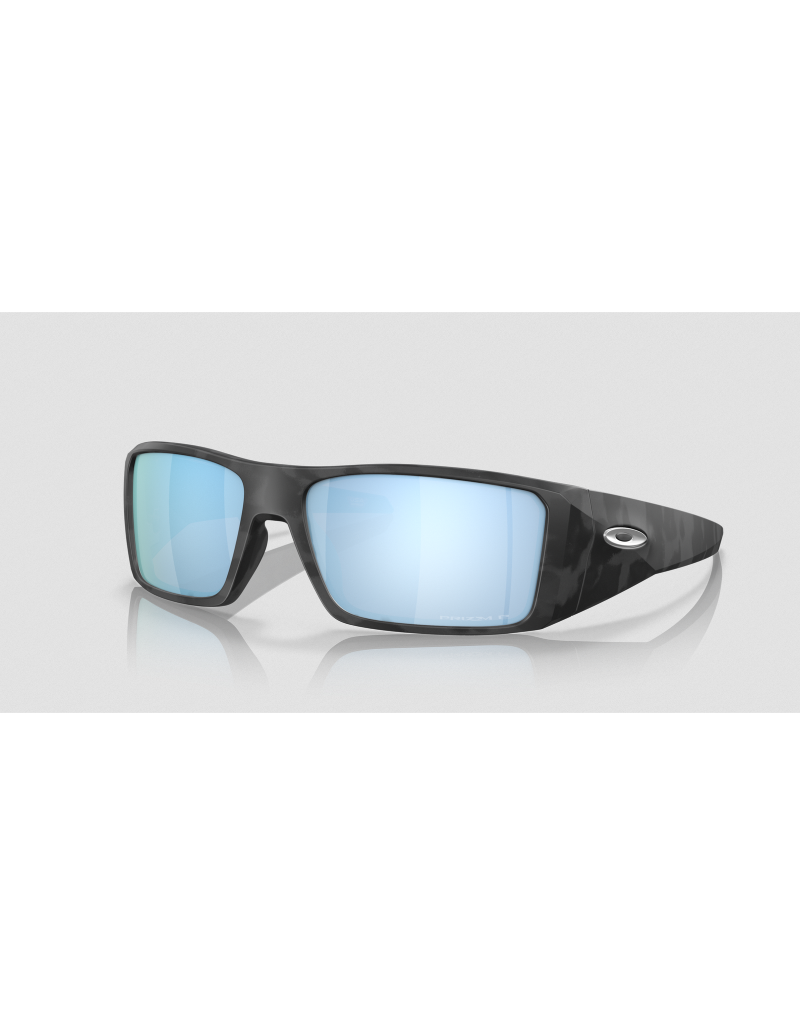 Oakley Oakley Heliostat Matte Black Camo Frame Smoke Prizm Deep Water Polarized Lens